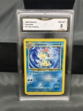 GMA Graded 2000 Pokemon Neo Genesis #31 CROCONAW Trading Card - NM-MT 8