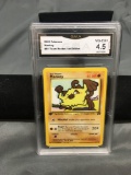 GMA Graded 2000 Pokemon Team Rocket 1st Edition #61 MANKEY Trading Card - VG-EX+ 4.5