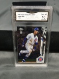 GMA Graded 2020 Topps Chrome Ben Baller #198 JAVIER BAEZ Cubs Baseball Card - GEM MINT 10