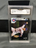 GMA Graded 2020 Topps Chrome Ben Baller #53 KRIS BRYANT Cubs Baseball Card - GEM MINT 10