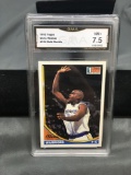 GMA Graded 1993-94 Topps Gold #224 CHRIS WEBBER Warriors ROOKIE Basketball Card - NM+ 7.5