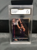 GMA Graded 1997-98 Topps Chrome #125 TRACY MCGRADY Raptors ROOKIE Basketball Card - NM+ 7.5