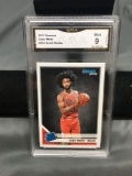 GMA Graded 2019-20 Donruss #206 COBY WHITE Bulls ROOKIE Basketball Card - MINT 9