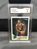 GMA Graded 2019-20 Donruss #209 CAM REDDISH Hawks ROOKIE Basketball Card - NM-MT 8