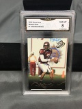 GMA Graded 2001 Press Pass #1 MICHAEL VICK Falcons ROOKIE Football Card - NM-MT 8