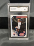 GMA Graded 2019-20 Panini Chronicles Threads RUI HACHIMURA Wizards ROOKIE Basketball Card - GEM MINT