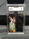 GMA Graded 1998 Ultra Win Now GREG MADDUX Braves Insert Baseball Card - MINT 9