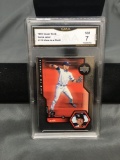 GMA Graded 1999 Upper Deck View to a Thrill DEREK JETER Yankees Baseball Card - NM 7