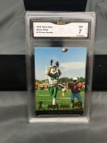 GMA Graded 1998 Press Pass Promo #1 RANDY MOSS Vikings ROOKIE Football Card - NM 7