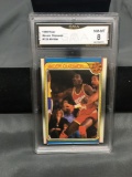 GMA Graded 1988-89 Fleer #126 AKEEM OLAJUWON Rockets Vintage Basketball Card - NM-MT 8