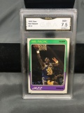 GMA Graded 1988-89 Fleer #114 KARL MALONE Jazz Vintage Basketball Card - NM+ 7.5