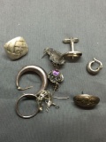 Sterling Silver Jewelry Scrap Lot Earrings - 25 Grams