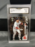 GMA Graded 2020 Topps Chrome Ben Baller #189 J.D. MARTINEZ Red Sox Baseball Card - GEM MINT 10