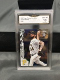 GMA Graded 2020 Topps Chrome Ben Baller #163 TREVOR WILLIAMS Pirates Baseball Card - GEM MINT 10