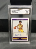 GMA Graded 2019-20 Panini Contenders QUINN COOK Lakers Basketball Card - GEM MINT 10