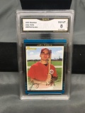 GMA Graded 2002 Bowman #44 JOEY VOTTO Reds ROOKIE Baseball Card- NM-MT 8