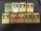 9 Card Lot of Pokemon Evolutions Starters & Secret Rares