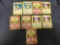 9 Card Lot of Pokemon Evolutions Starters & Secret Rares