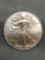 2018 United States 1 Ounce .999 Fine Silver American Eagle Silver Bullion Round Coin