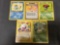 5 Count Lot of Vintage Pokemon Rare Trading Cards from Huge Collection