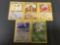 5 Count Lot of Vintage Pokemon Rare Trading Cards from Huge Collection