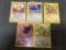 5 Count Lot of Vintage Pokemon Rare Trading Cards from Huge Collection