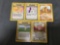 5 Count Lot of Vintage Pokemon Rare Trading Cards from Huge Collection