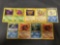 9 Count Lot of Vintage Pokemon 1st Edition Trading Cards from Huge Collection