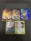 5 Count Lot of Vintage Pokemon Holofoil Rare Cards from Huge Collection
