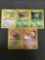 5 Count Lot of Vintage Pokemon Holofoil Rare Cards from Huge Collection