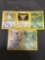 5 Count Lot of Vintage Pokemon Holofoil Rare Cards from Huge Collection