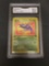 GMA Graded 1999 Pokemon Fossil 1st Edition #57 ZUBAT Trading Card - NM-MT+ 8.5