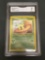 GMA Graded 2000 Pokemon Neo Genesis #78 SUNKERN Trading Card - NM 7