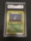 GMA Graded 1999 Pokemon Jungle 1st Edition #58 ODDISH Trading Card - NM 7
