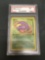 BSG Graded 1999 Pokemon Fossil 1st Edition #46 EKANS Trading Card - MINT 9