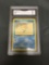 GMA Graded 1999 Pokemon Base Set Unlimited #65 STARYU Trading Card - NM 7