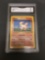 GMA Graded 1999 Pokemon Base Set Unlimited #60 PONYTA Trading Card - NM 7