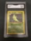 GMA Graded 1999 Pokemon Base Set Unlimited #54 METAPOD Trading Card - EX-NM+ 6.5