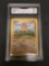 GMA Graded 1999 Pokemon Base Set Unlimited #47 DIGLETT Trading Card - NM 7