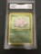 GMA Graded 1999 Pokemon Jungle #52 EXEGGCUTE Trading Card - NM+ 7.5