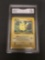 GMA Graded 1999 Pokemon Jungle #60 PIKACHU Red Cheeks Trading Card - NM+ 7.5