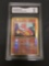 GMA Graded 2016 Pokemon Evolutions #10 CHARMELEON Reverse Holo Trading Card - MINT 9