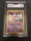 GMA Graded 2000 Pokemon Gym Heroes #94 SABRINA'S MR. MIME Trading Card - NM-MT 8