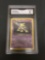 GMA Graded 2000 Pokemon Team Rocket #18 DARK ALAKAZAM Trading Card - EX-NM 6