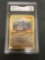 GMA Graded 1999 Pokemon Jungle 1st Edition #45 RHYDON Trading Card - VG-EX+ 4.5
