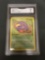 GMA Graded 1999 Pokemon Fossil 1st Edition #46 EKANS Trading Card - NM 7