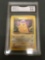 GMA Graded 2000 Pokemon Base 2 Set #87 PIKACHU Trading Card - NM-MT+ 8.5