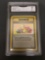 GMA Graded 1999 Pokemon Fossil #58 MR. FUJI Trading Card - NM 7