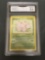 GMA Graded 1999 Pokemon Jungle #52 EXEGGCUTE Trading Card - NM-MT+ 8.5