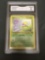 GMA Graded 1999 Pokmeon Jungle #49 BELLSPROUT Trading Card - NM-MT 8